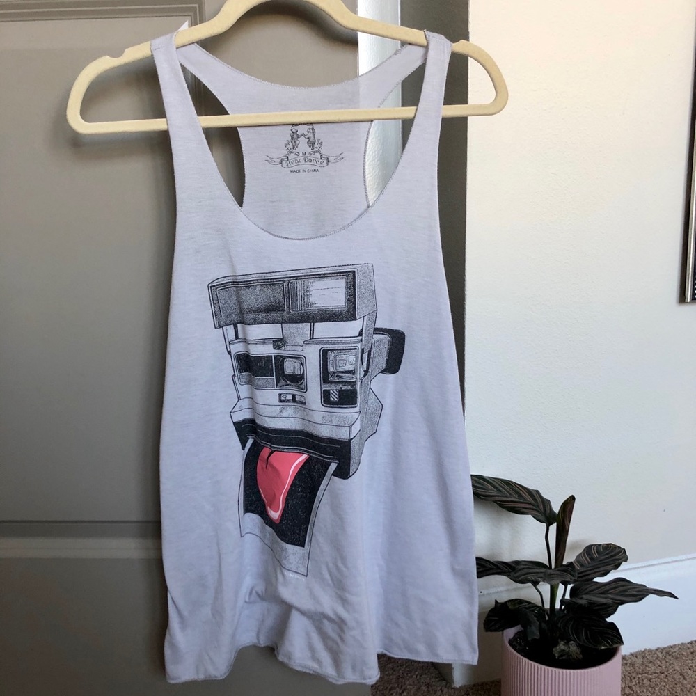 😜 Polaroid racerback tank 😜